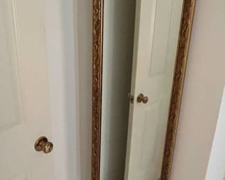 #178	gold mirror 19x51	 $50.00 			