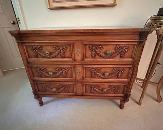 #157	Karges chest of 3 drawers 43x21x32	 $200.00 			