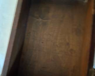drawer in the cabinet