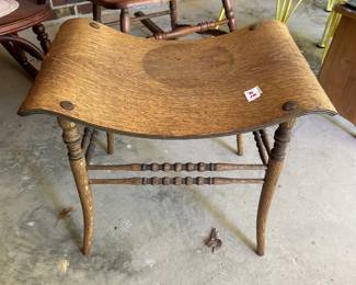 #69	Bentwood Stool - 23x15x15	 $30.00 			