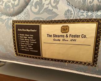#5	Queen/Full Headboard w/Stears and Foster Mattress	 $75.00 			