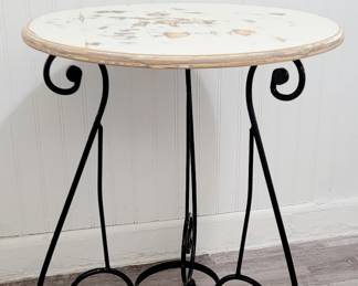 Elegant Vintage Side/Accent Table with Rustic Charm