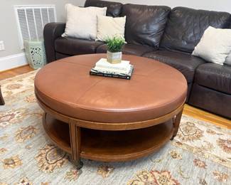 Calico Corner Round Ottoman 