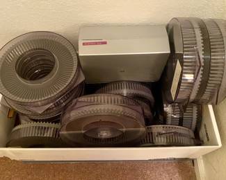 Vintage Projector with Reels
