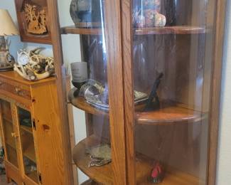 Vintage Oak Display Case