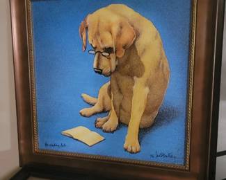 Will Bullas Artist Proof Limited Edition "Reading Lab