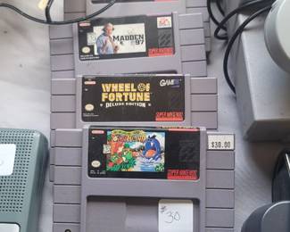 Vtg Nintendo Games