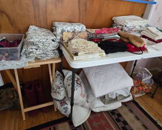 Many linens