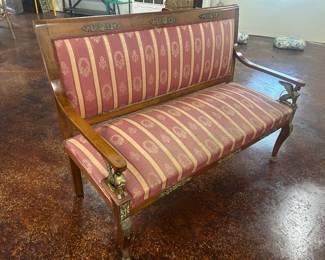 Empire style settee