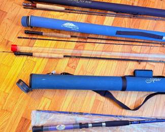 Fishing poles 