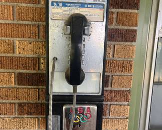 Vintage pay phone 