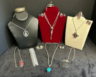 Vintage Silver Tone Jewelry