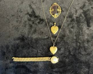 AntiqueVintage Gold Plated Items