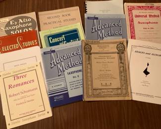 Misc. Saxophone Music Books Lot Two