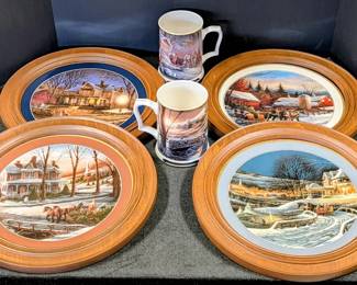 Terry Redlin Collector Plates  Mugs