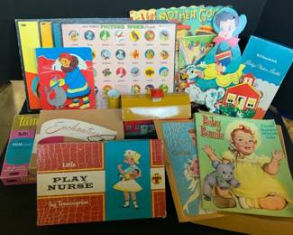 Vintage Puzzles, Cutouts,  More