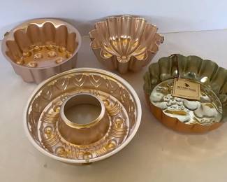 Vintage Copper Molds