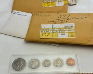 1974 Thru 1981 Uncirculated US Coin Proof Sets