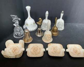 Bell Collection  Bisque Ashtrays
