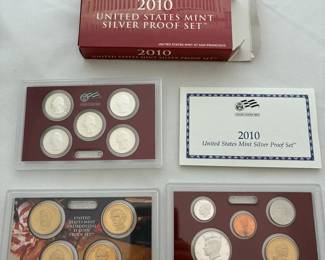 2010 US Silver Proof Coin Set
