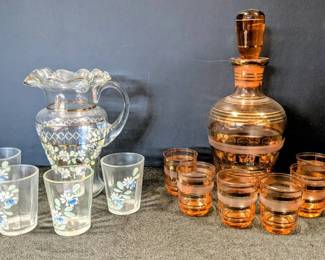 Vintage European Decanter Sets