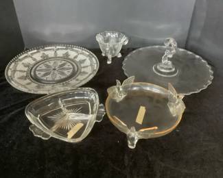 Glass Serving Plates  Dishes