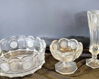 Fostoria Coin Dot Glassware