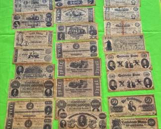 Reproduction Confederate Money