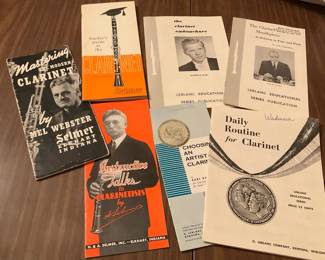 VintageClarinet Pamphlets Including Nilo Hovey