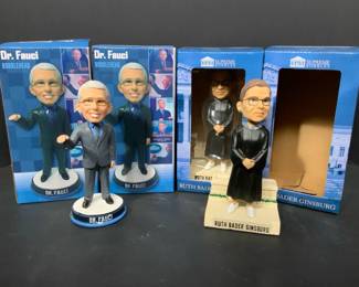 Ruth Ginsburg  Dr. Fauci Bobbleheads