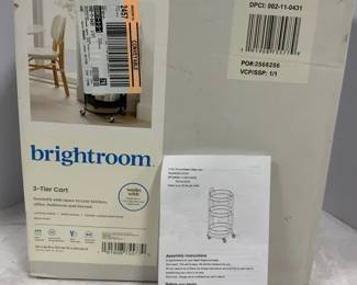 NIB Brightroom ThreeTier Cart