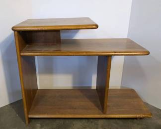 Three Tier Wood Side Table