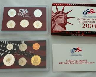 2005 US Silver Coin Proof Set