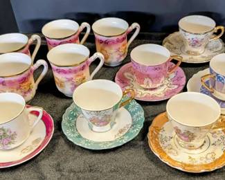 Vintage Tea Cups  Saucers
