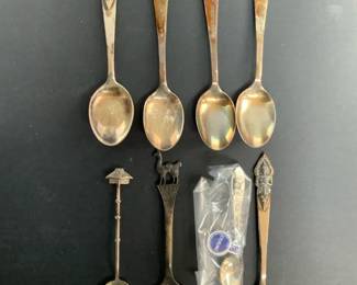 Sterling Silver Spoons  Fork