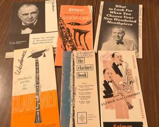 VintageWoodwind Pamphlets Including Frederick Henkel  Niko Hovey