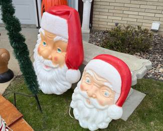 VINTAGE SANTA BLOWMOLDS