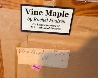 Vine Maple by Rachel Poulsen - Original oil