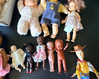 Variety of dolls