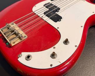Cort Electric Bass Guitar with wires and stand