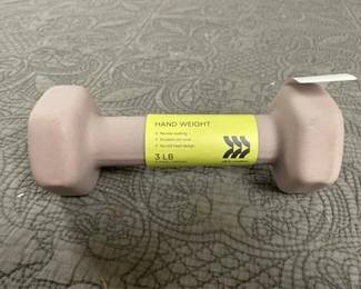 All In Motion Dumbbell Hand Weights 3lb Lilac