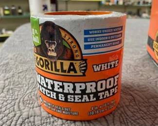 Gorilla 4 in. W X 10 ft. L White Waterproof Repair Tape
