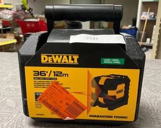 DEWALT 40 ft. Red Self-Leveling Cross Line Laser Level