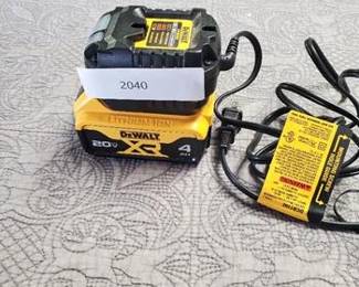 Dewalt lithium ion 20v battery and charger
