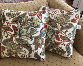 Five Queens Court New york City. Pair of pillows $50