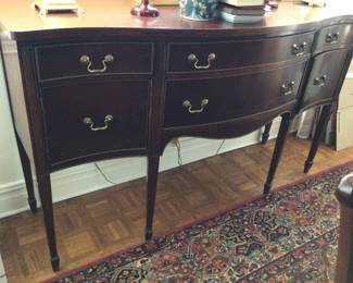 Vintage Breakfront Mahogany 5.6width x 3 Height, Depth 1’10 inches $550