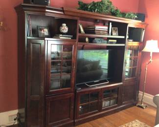 9.3 wide x 6.6 tall. Entertainment centre lots of storage. $475