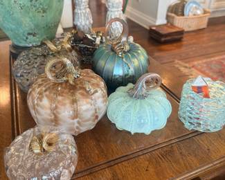 Art Glass Pumpkins