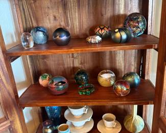 Paperweight collection by Robert Held and Other Artists