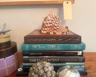 Coffee Table Books , Large Shell